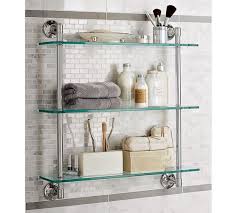 Mercer Triple Glass Shelf Glass Bathroom Shelves Bathroom Wall Shelves Bathroom Shelf Decor