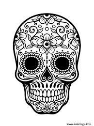 Squelette dessiner tutoriel très facile. Coloriage Squelette Halloween Fleur Harmonie Dessin Halloween A Imprimer