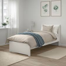 Songesand Bed Frame White Luroy Twin Ikea Single Bed Frame Ikea Bed Frame Single Bed Frame