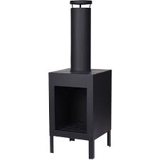 The winston porter youngtown steel wood burning fire pit is constructed of distressed metal. Metal Chimney Fireplace
