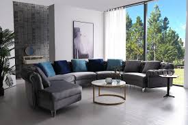Finding the right sofa for the center of a room is never easy, but this piece looks great from any angle. Modern Curved Sofas And U Shaped Couches