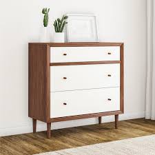 3.5 out of 5 stars with 4 ratings. Carson Carrington Trollhattan 3 Drawer White Walnut Wood Chest