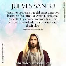 En este día la iglesia católica conmemora la institución de la eucaristía en la última cena y el lavatorio de los pies. Owcw4eyytpuekm