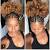 Natural Hair Braided Into Ponytail