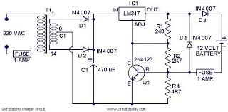 This portable usb charger circuit is easy to build. Chager Circuit For Smf Batteries