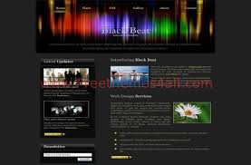 These are the best free css templates you can use for your website. Free Htm Dark Black Colorful Css Web Template