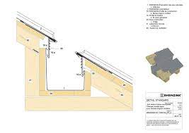 zinc roof construction detail roof zinc detail joint debout refaire maison dessins carport