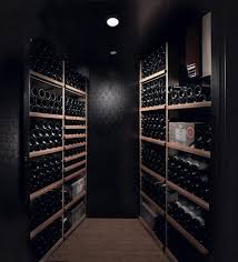 Amazing gallery of interior design and decorating ideas of wine storage in living rooms, decks/patios, kitchens, basements. Espace 2900 Walk In Wine Cellar Wine Storage Solutions