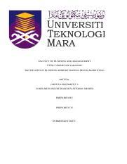 We did not find results for: Mkt558 Group Assignment1 Docx Faculty Of Business And Management Uitm Cawangan Sarawak Bachelor U2019s In Business Administration Hons Marketing Mkt558 Course Hero