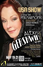 Alexis Gershwin to headline Joshua Tree Philharmonic concerts this weekend,  MAY 19-21