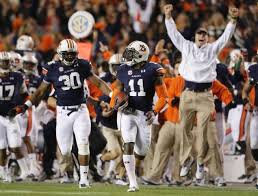 Auburn Cornerback Chris Davis Returns A Missed Field Goal Attempt 100 Plus Yards To Score The Game Winning Touchdown As Time Expires Auburn Vs Auburn Sports