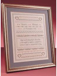 'needles and pins' wedding sampler (cross stitch). Cross Stitch Sampler Verse Patterns Wedding Sampler
