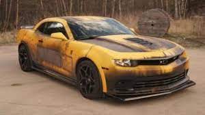 Thanks to jalopnik.com for updating us with excellent new photos of bumblebee's facelift for the upcoming transformers:revenge of the fallen. Chevrolet Camaro Z 28 With A New Bumblebee Look