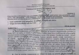 Le jour du bac, comment rendre une copie qui saura faire toute la différence et vous assurer la meilleure note. Subiecte Bac 2020 Istorie Eseu Despre EvoluÈ›ia Romaniei In Secolul Xx Stiriedu