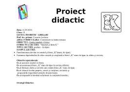 Prin alaturarea mai multor alfabetare se pot construi cuvinte si propozitii. Doc Proiectdidacticromcitire Luciana Lucaciu Academia Edu