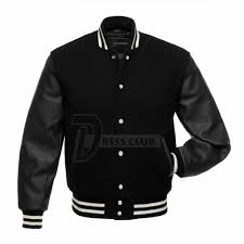 Black And White Varsity Jacket Superb Genuine Leather Sleeves And Wool Letterman College Varsity Jacket Vintage Dress Club Baseball Ja Varsity Jacket Real Leather Jacket Mens Fleece Hoodie