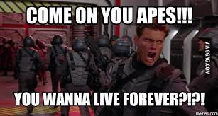 He wrote the line who wants to live forever in a cab on his way home from the viewing of the film. This Movie Deserves More Attention Its Campy But It Nails The Army Feel And Has Some Of The Best Quotes Starship Troopers 9gag