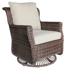 Built for two, this is a beautiful piece you will love to showcase on your porch,. Sonoma Goods For Life Cortena Resin Wicker Swivel Glider Patio Chair