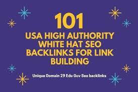 Do 101 Usa High Authority White Hat Seo Backlinks For Link Building For 15 In 2020 White Hat Seo Link Building White Hat