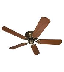 Consider the various designed availed for you to choose from so that you can pick a fan that matches your decor style and taste. Craftmade K10223 Pro Contemporary Flushmount 52 Inch Antique Brass With Dark Oak Blades Ceiling Fan With Blades Included In Light Kit Sold Separately Standard Dark Oak