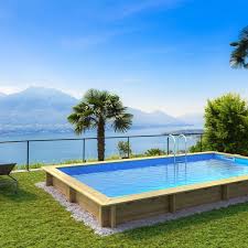 Piscine Bois Cote Maison