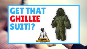 How to get the *ghillie suit*! How To Get Ghillie Suit In Pubg Mobile Free