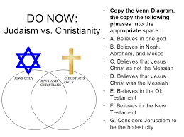 Christianity Vs Judaism Venn Diagram Bismi Margarethaydon Com