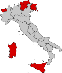 Regiony turystyczne pierwszym od północy turystycznym regionem włoch są alpy stanowiące naturalną granicę państwa. Regiony Wloch Wikipedia Wolna Encyklopedia