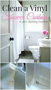 Washing A Shower Curtain Liner Vinyl Shower Curtains Clean Shower Curtains Wash Shower Curtain