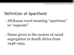 Apartheid, in south africa, a policy that governed relations between the white minority and nonwhite majority during the 20th century. The Apartheid Era In South Africa Ppt Video Online Download