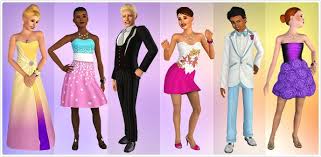 Homecoming Set 42 Items For Parties At The Sims 3 Store Pay Sims 3 Downloads Cc Caboodle Sims Sims 3 Homecoming