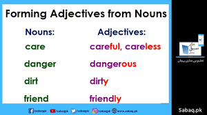 Maybe you would like to learn more about one of these? Forming Adjectives From Nouns Part 1 English Lecture Sabaq Pk Youtube