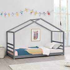 Unsere mitarbeiter begrüßen sie als interessierten leser zum großen vergleich. Kinderbett Mit Lattenrost Und Gitter 90 X 200 Cm Hausbett Holz Bettenhaus Bett Jugendbett In Verschiedenen Farben En Casa Mytoys