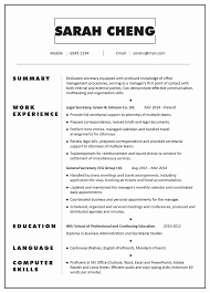 Secretary Job Description For Resume New Cv Profile Sample Secretary Resume Examples Job Resume Examples Best Resume Template