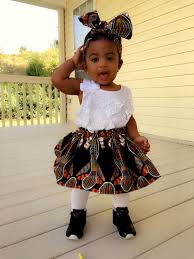 Baby Girl Skirt Available From Size 6 Months And Up 100 Cotton Made From Authentic African Fabric Made To Or African Dresses For Kids Kids Dress Kids Fashion