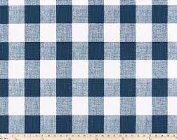 Blue Plaid Slub Rod Pocket Curtains Denim Blue Buffalo Check Etsy In 2020 Upholstery Fabric Fabric Decor Rod Pocket Curtains