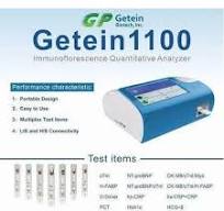 GP Immunoassay Flouroscence GETEIN 1100 Immunofluorescence Quantitative  Analyzer, For Laboratory, User Input: Touch