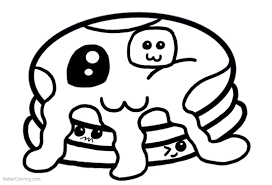 Drawing bread and butter for kids. Cute Printable Cute Coloring Pages Food Novocom Top
