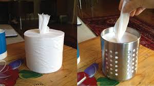 Remove The Tube And Pull Up Your Toilet Paper Roll Is Now A Box Of Tissues Toilet Paper Toilet Paper Roll Diy