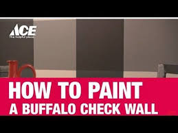 47 How To Paint A Buffalo Plaid Check Wall Ace Hardware Youtube Ace Hardware Painted Porch Floors Diy Chalk Paint