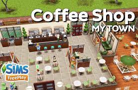 The Sims Freeplay Coffee Shop Original Design Youtube Sims Sims Free Play Coffee Shop