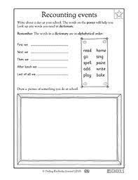 Kindergarten worksheets and online activities. 1st Grade Writing Worksheets Word Lists And Activities Greatschools