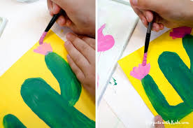 Well you've come to the right place! Cute And Cheerful Cactus Painting For Kids Projects With Kids