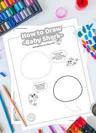 It's very easy art tutorial for beginners, only follow me step by step, if you need more time,. Easy How To Draw Baby Shark Tutorial For Kids Or Adults Kids Activities Blog