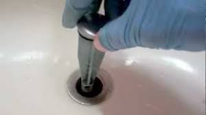 Start by mixing 1/3 cup of baking soda and 1/3 cup of vinegar. How To Remove A Broken Drain Stopper