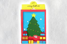 Open the card and fold tabs inward. 42 Diy Christmas Cards Homemade Christmas Card Ideas 2020