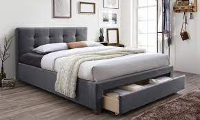 Giulia twin mate's bed with drawers and bookcase. Brandy Fabric Upholstered King Size Storage Platform Bed Bed Frame And Headboard Small Bedroom Platform Bed