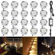Qaca Low Voltage Landscape Lights Outdoor Deck Lighting Kit 1w Waterproof Outdoor Yard Garden Decoration Lamps Landscape Pathway Patio Step Stairs Warm White Pack Of 20 B06xz3dwks Amazon Price Tracker