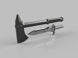Artstation Wolfenstein The New Order Wolfenstein Ii The New Colossus Knife And Hatchet Justin Sluka The New Colossus Wolfenstein Weapon Concept Art