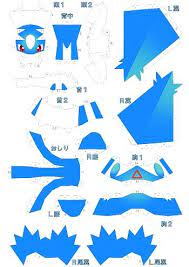 P Latioslatias V1 Pdf Onedrive Papercraft Pokemon Paper Crafts Papercraft Templates